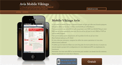 Desktop Screenshot of mobilevikings-avis.com